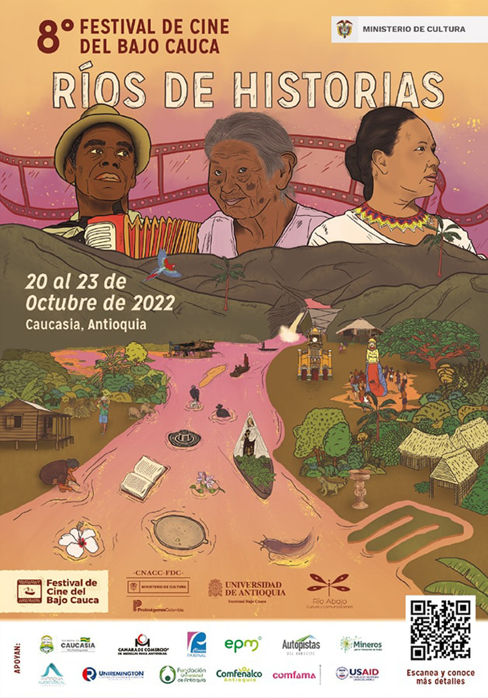 8 festival de cine de bajo cauca